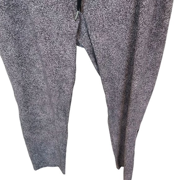 Lululemon Athletica Womens Purple Printed Drawstring Stretch Cropped Pants - Picture 3 of 8